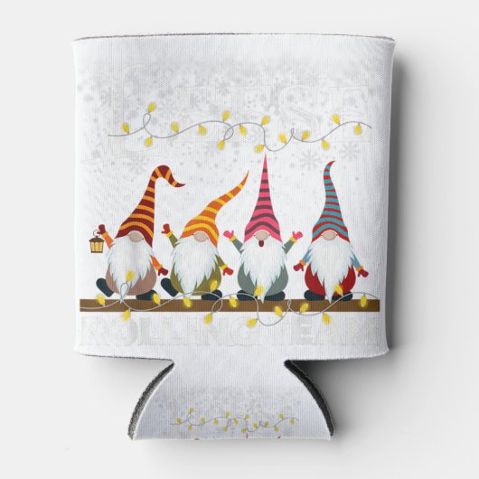 チームの転が格言クリスマスのクライストメリー 缶クーラー (正面)