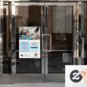 チームのBUSINESSロゴにカスタム入会 ウィンドウサイン (オフィスドア)