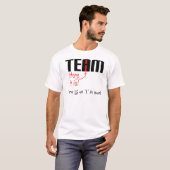 チームのIの面白いTシャツ Tシャツ (正面フル)