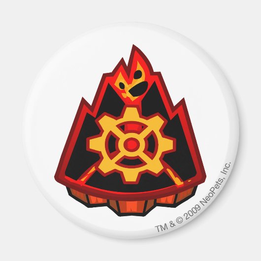 チームのMoltaraロゴ マグネット (正面)