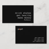 チームは名刺を推進します 名刺 (正面/裏面)