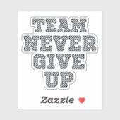 チームは決してアップしない シール (シート)