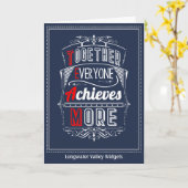 チームは皆さんにより多くの成果を上げる カード (黄色い花)