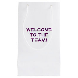 チームへの歓迎! スモールペーパーバッグ