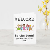 チームへようこそ、あなたは今、私たちの一人である、カード カード (黄色い花)