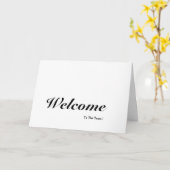 チームへようこそ カード (黄色い花)