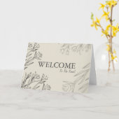 チームへようこそ カード (黄色い花)