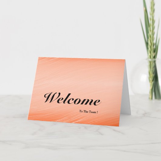 チームへようこそ カード (正面)