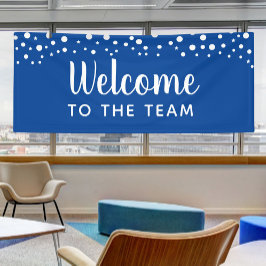 チームへようこそ 横断幕