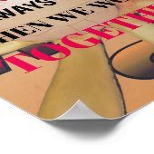 チームやる気を起こさせるスローガンNetball引用文 ポスター (角)