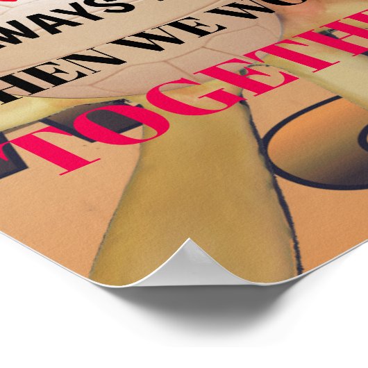 チームやる気を起こさせるスローガンNetball引用文 ポスター (角)