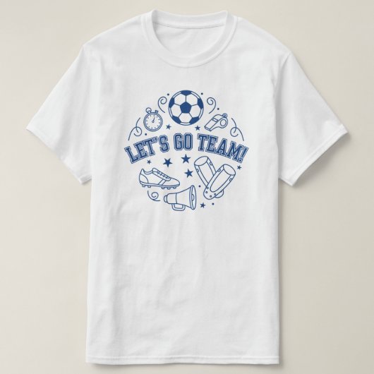 チームを応援しようTシャツ Tシャツ (デザイン正面)