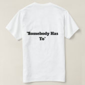 チームを支える Tシャツ (デザイン裏面)