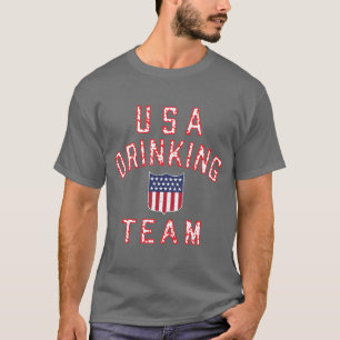 チームを飲む米国 Tシャツ