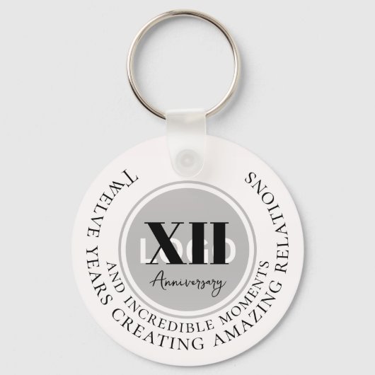 チームアニバーサリーロゴKeepsake Keychain キーホルダー (正面)