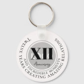 チームアニバーサリーロゴKeepsake Keychain キーホルダー (裏面)