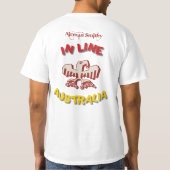 チームアパッシュのパイロットの鍛治場 Tシャツ (裏面)