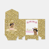 チームアフリカのプリンセス金ゴールドグリッターフライトテント フェイバーボックス (折り畳みなし)