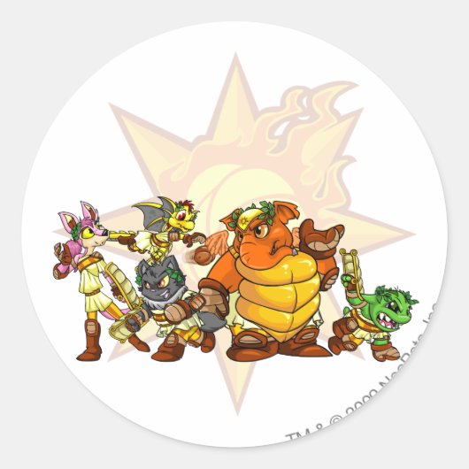 チームアルタドールグループ ラウンドシール (正面)