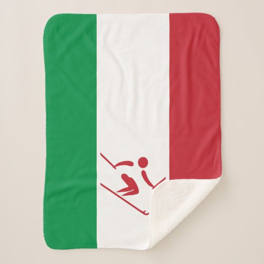 チームアルパインスキーイタリア シェルパブランケット (正面)