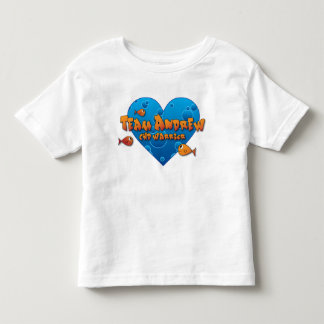 チームアンドリューの子供のTシャツ(白い) トドラーTシャツ