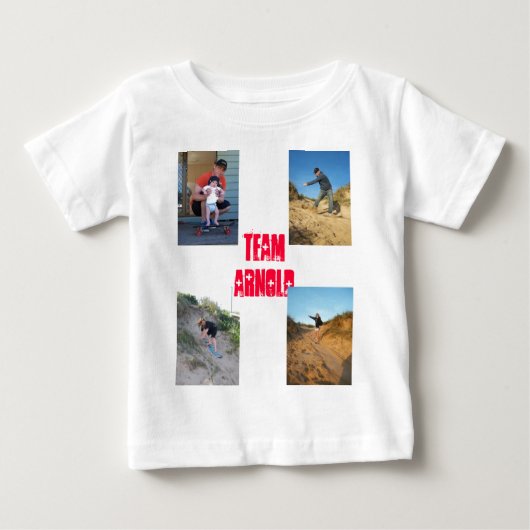 チームアーノルドBoardriders ベビーTシャツ (正面)