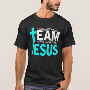 チームイエスのキリスト教、カトリック、宗教信仰 Tシャツ