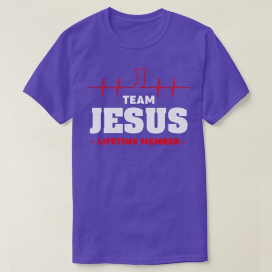 チームイエスの生涯メンバー Tシャツ (デザイン正面)