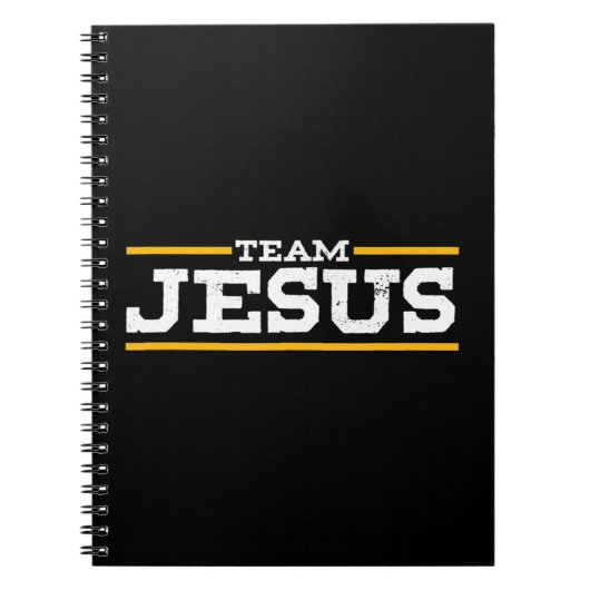チームイエスキリストChristian Christian正統な神 ノートブック (正面)