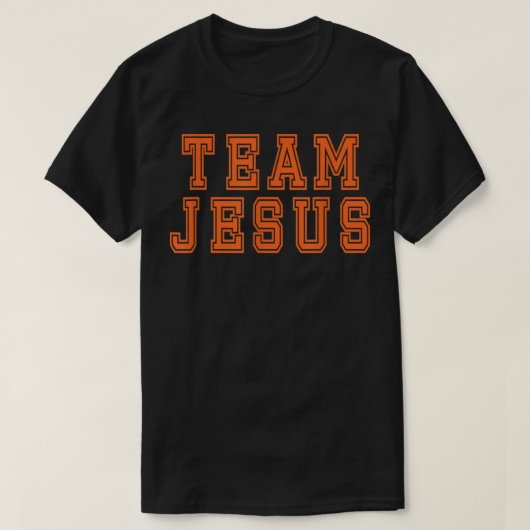 チームイエス宗教的キリスト教信者キリスト教 Tシャツ (デザイン正面)