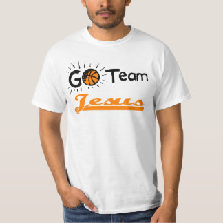 チームイエス・キリストのクリスチャンは行きます Tシャツ