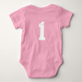 チームイエス・キリストOnsie ベビーボディスーツ (裏面)