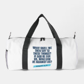 チームイエス ダッフルバッグ (裏面)