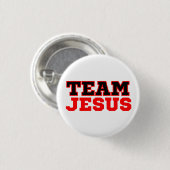 チームイエズスのキリスト教信仰 缶バッジ (正面&裏面)