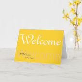 チームイエローへようこそ カード (黄色い花)