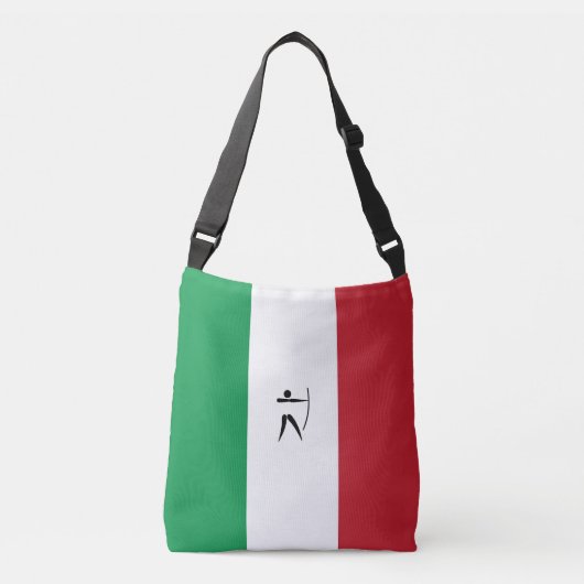 チームイタリアアーチェリー クロスボディバッグ (正面)