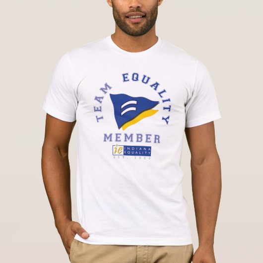 チームインディアナの平等のTシャツ! Tシャツ (正面)