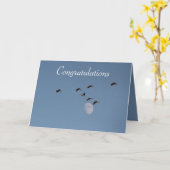 チームウェルカムおめでとうのカード カード (黄色い花)