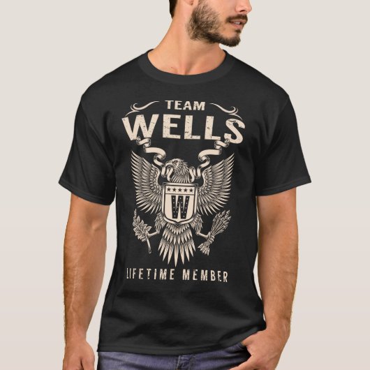 チームウェルズの有効期間メンバー Tシャツ (正面)