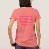 チームエイプリル公式Tシャツ Tシャツ (裏面)
