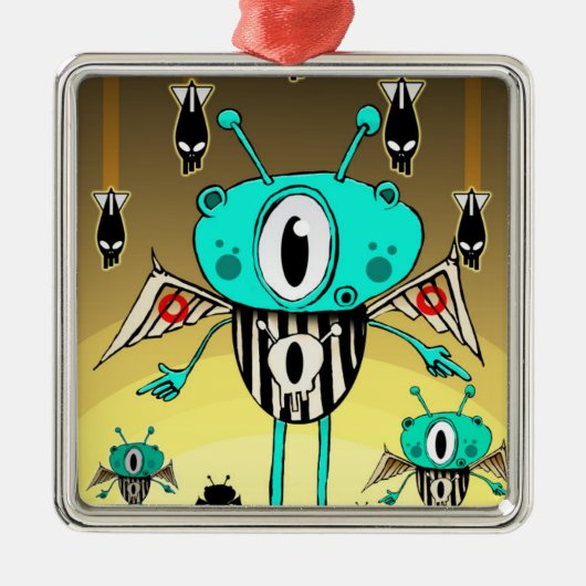 チームエイリアン2012年 メタルオーナメント (正面)