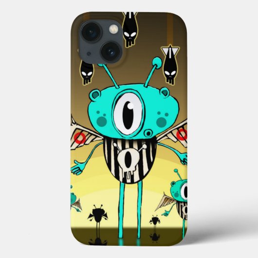 チームエイリアン2012年 Case-Mate iPhoneケース (裏面)