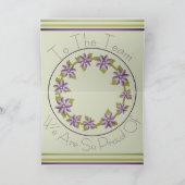 チームエレガントへようこそ カード (内部)