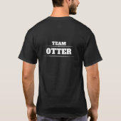 チームオッターが逆転 Tシャツ (裏面)