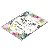 チームオフィスギフトの個人文房具 ノートブック (左側)