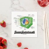 チームオートトロフ植物細胞生物学ユーモア スタンダードカクテルナプキン (インサイチュ)