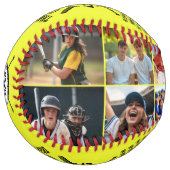 チームカスタムからフォトソフトボールをコーチありがとう ソフトボール (正面左)