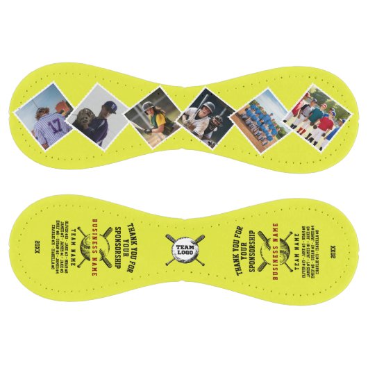 チームカスタムの写真でスポンサーに感謝のギフト ソフトボール (パネル)