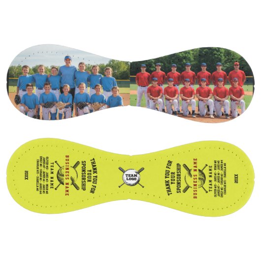 チームカスタムの写真でスポンサーに感謝のギフト ソフトボール (パネル)
