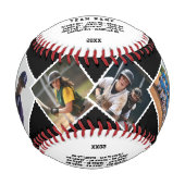 チームカスタムの写真でスポンサーに感謝のギフト 野球ボール (正面)